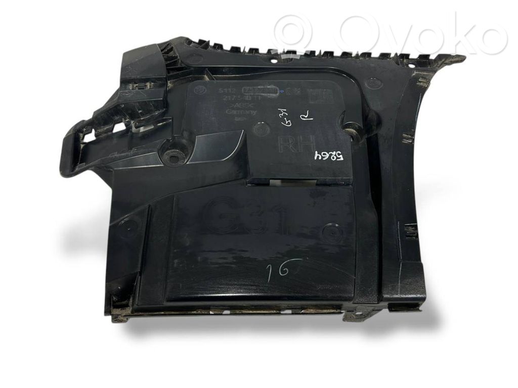 BMW 5 G30 G31 G38 Uchwyt / Mocowanie zderzaka tylnego 
