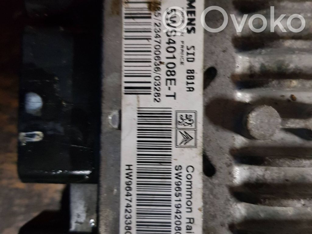 Peugeot Partner Engine control unit/module 