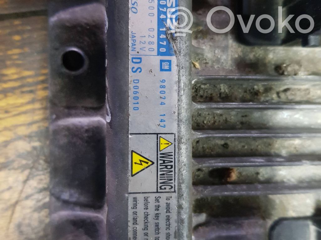 Opel Meriva A Engine control unit/module 