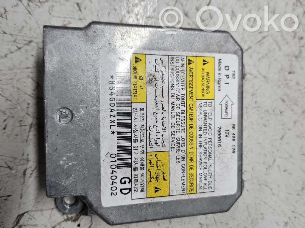 Daewoo Kalos Airbag control unit/module 