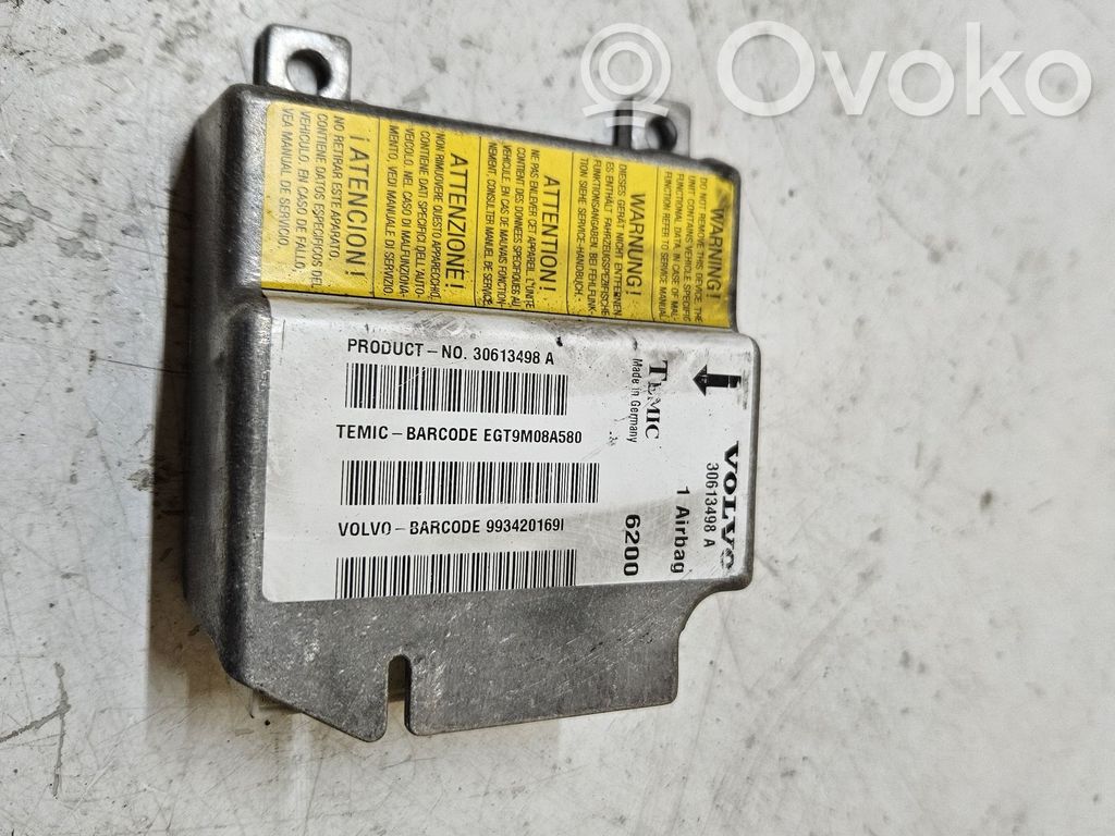 Volvo S40, V40 Airbag control unit/module 