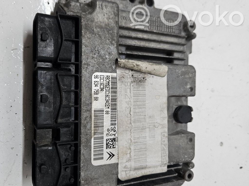 Peugeot 207 Engine control unit/module 
