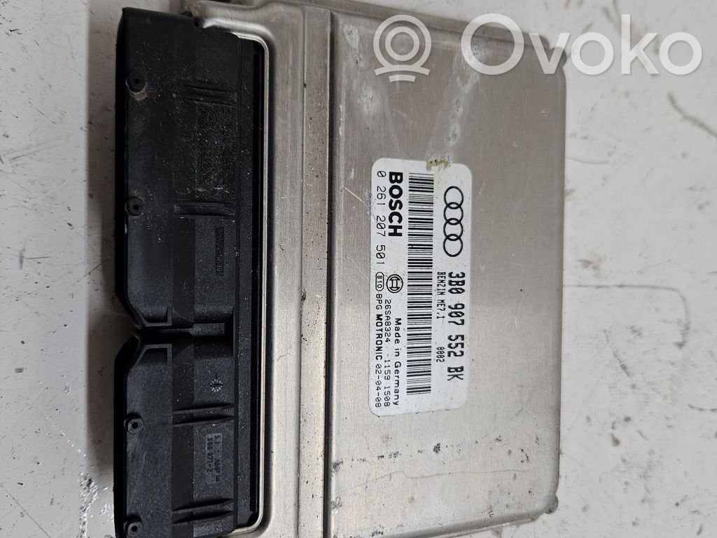 Engine control unit/module   3B0907552BK,0261207501