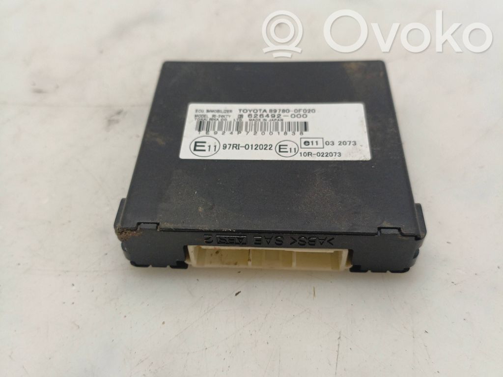 Toyota Corolla Verso AR10 Immobilizer control unit/module 