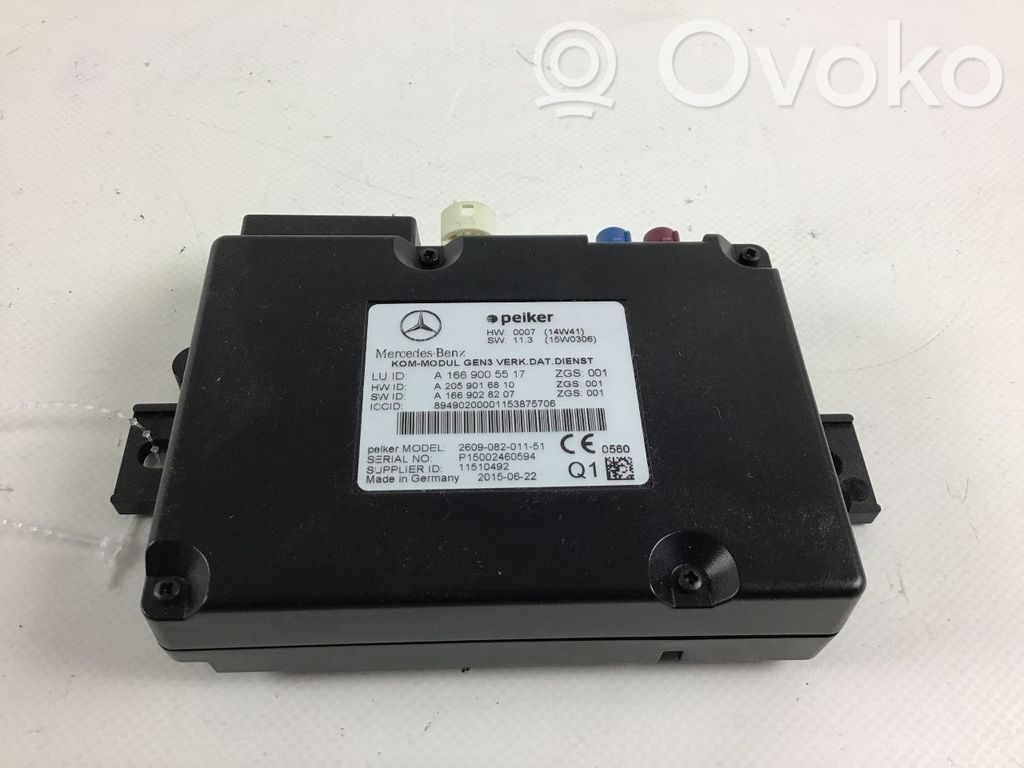 Mercedes-Benz C W205 Alte unități/module de control