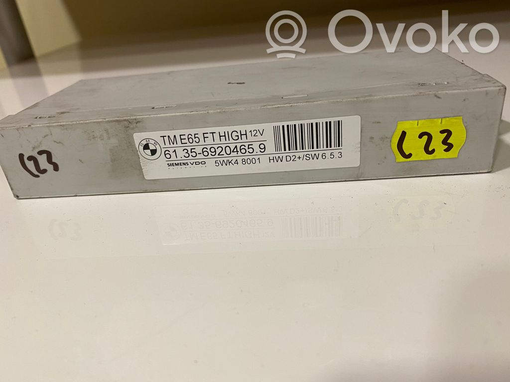 BMW 7 E65 E66 Unité de commande module de porte 