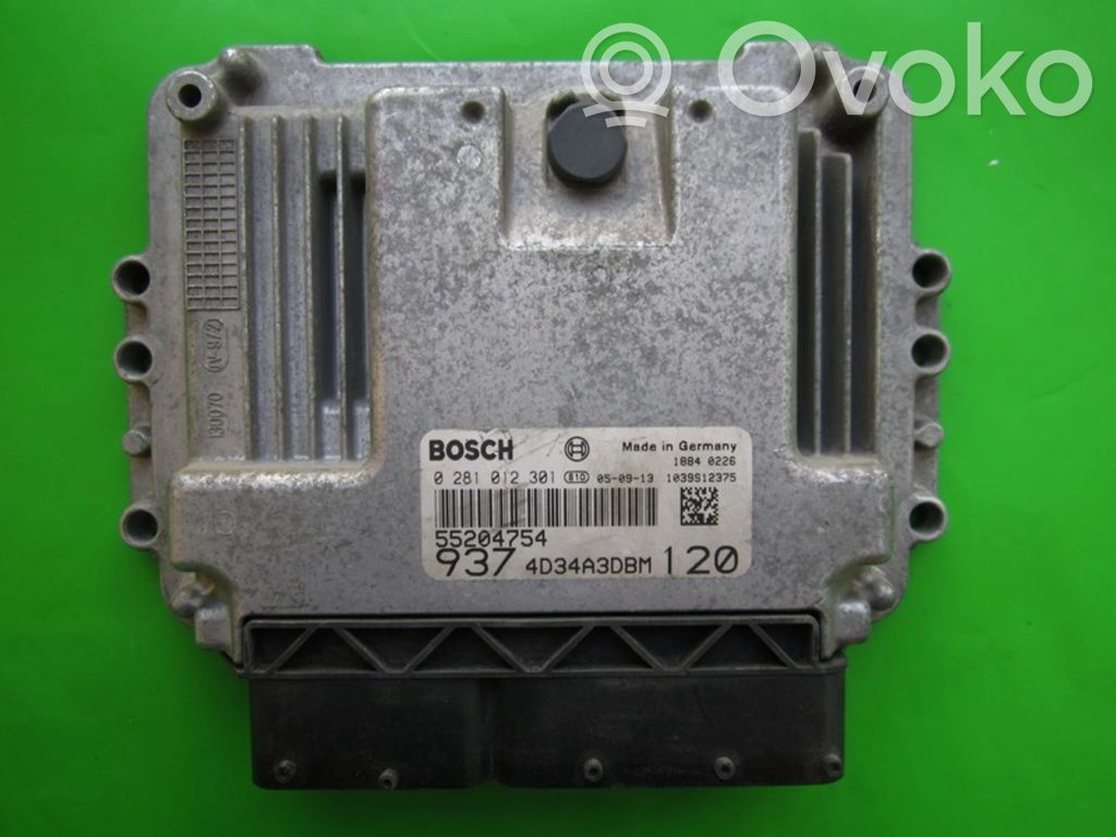 Engine control unit/module ECU   55204754,0281012301