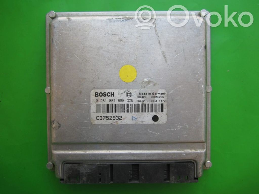 Engine control unit/module ECU   C375Z932,0281001890