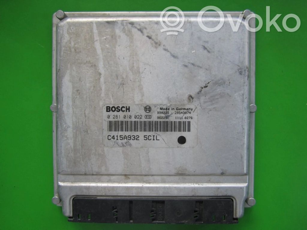 Engine control unit/module ECU   C415A932,0281010022