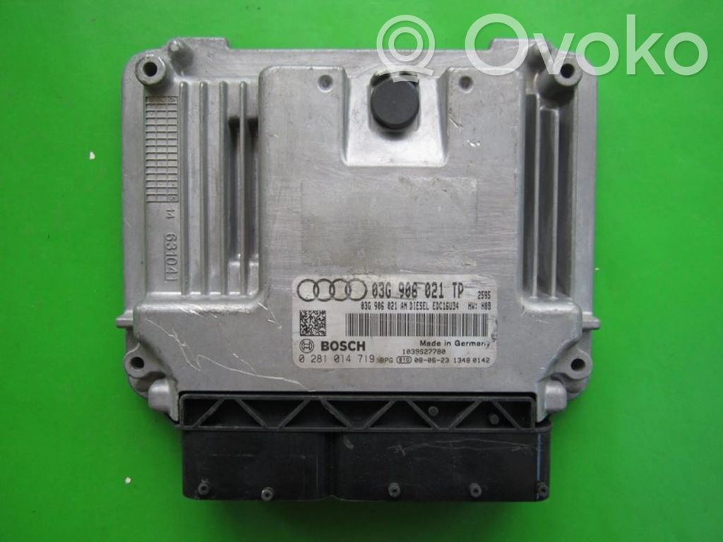 Audi A3 S3 A3 Sportback 8P Engine control unit/module ECU 