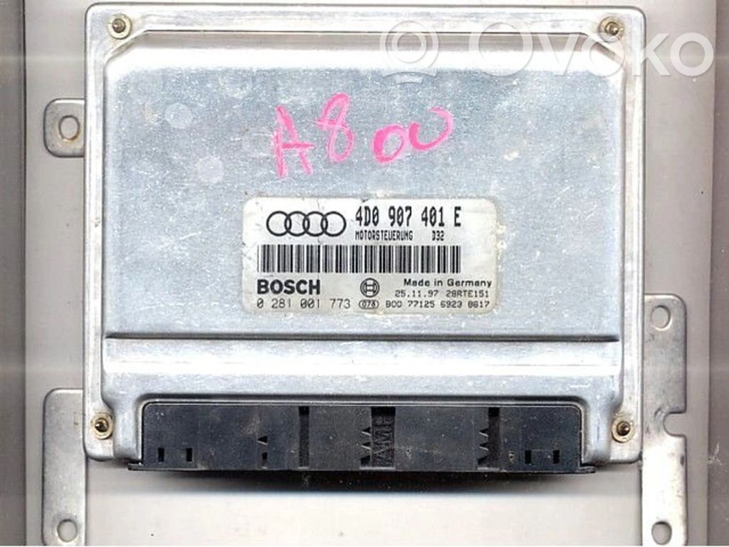 Audi A8 S8 D2 4D Engine control unit/module ECU 