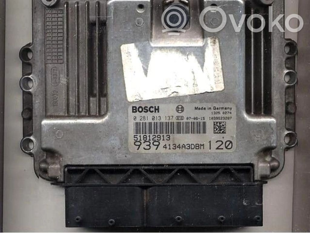 Engine control unit/module ECU   51812913,0281013137