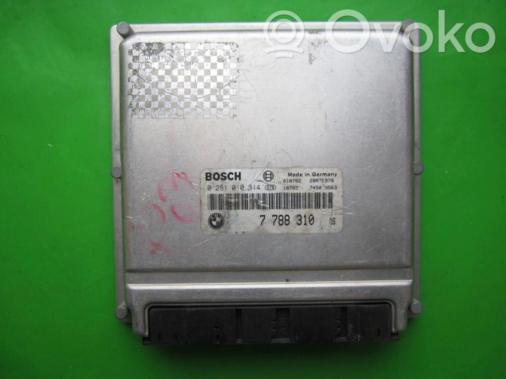 Unidad de control/módulo ECU del motor   7788310,0281010314