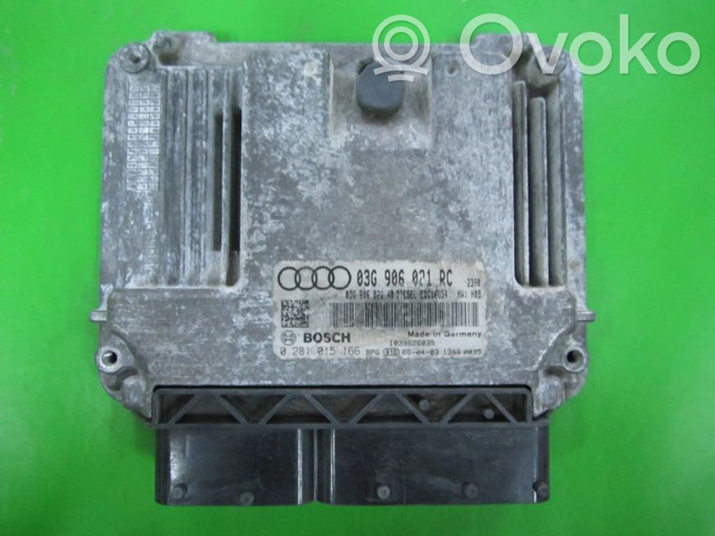 Engine control unit/module ECU   03G906021RC,0281015166
