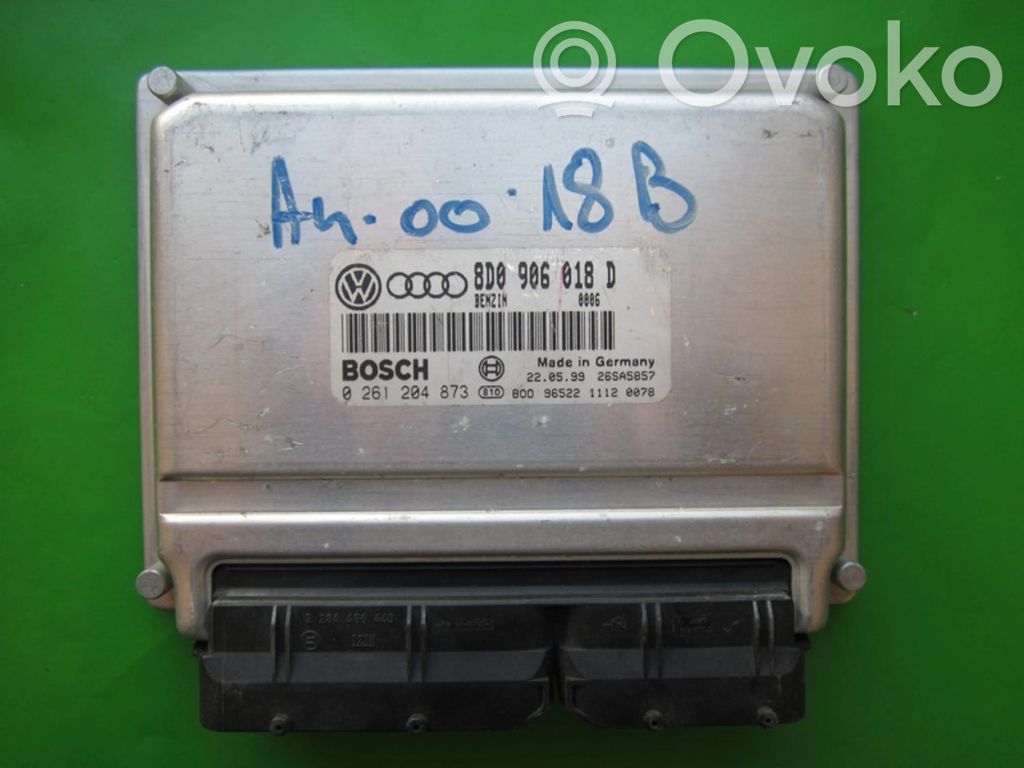 Unidad de control/módulo ECU del motor   8D0906018D,0261204873