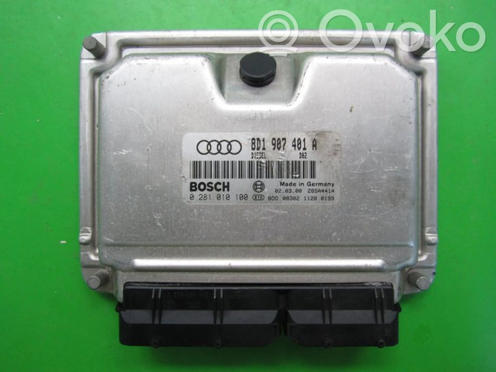 Engine control unit/module ECU   8D1907401A,0281010100