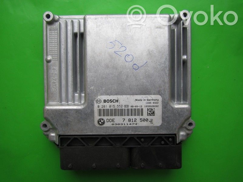Unidad de control/módulo ECU del motor   DDE7812500,0281015552