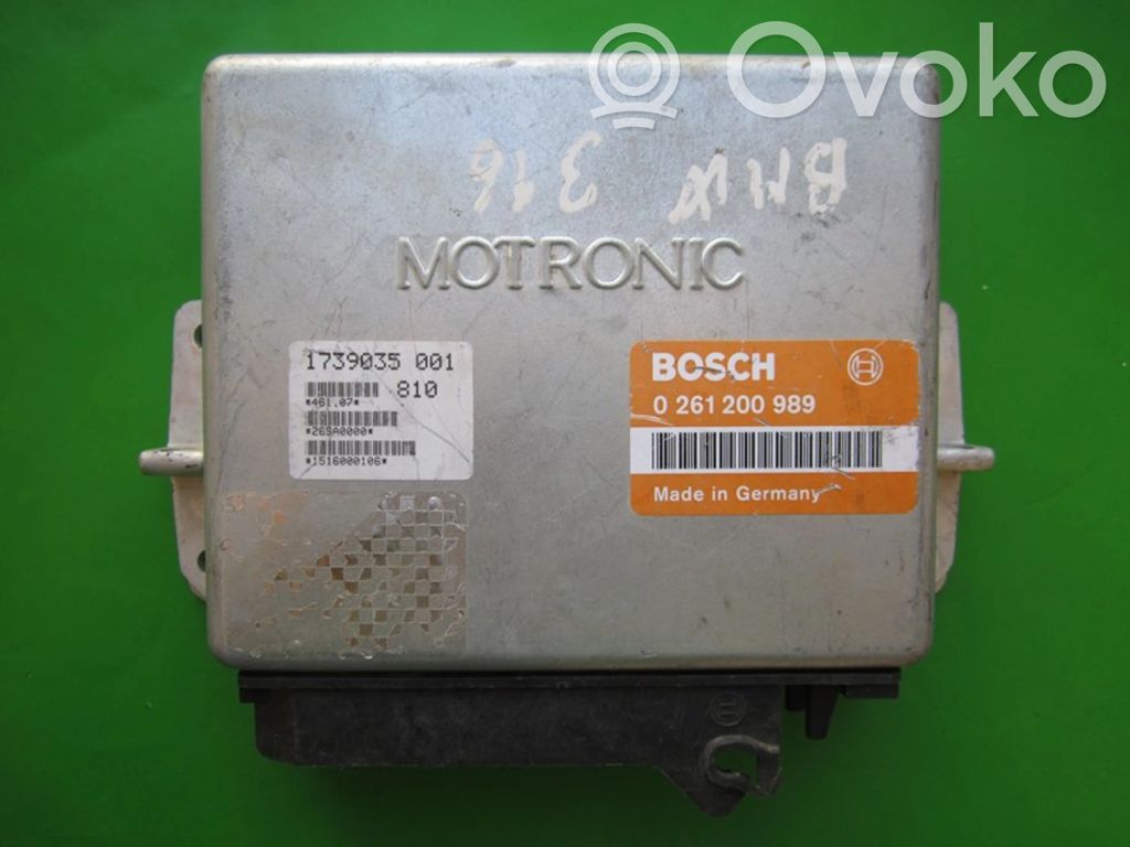 Engine control unit/module ECU   1739035,0261200989