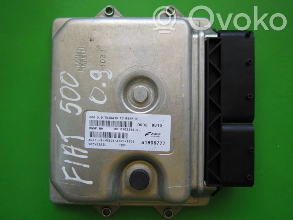 Fiat 500 Unitate control motor/modul ECU 