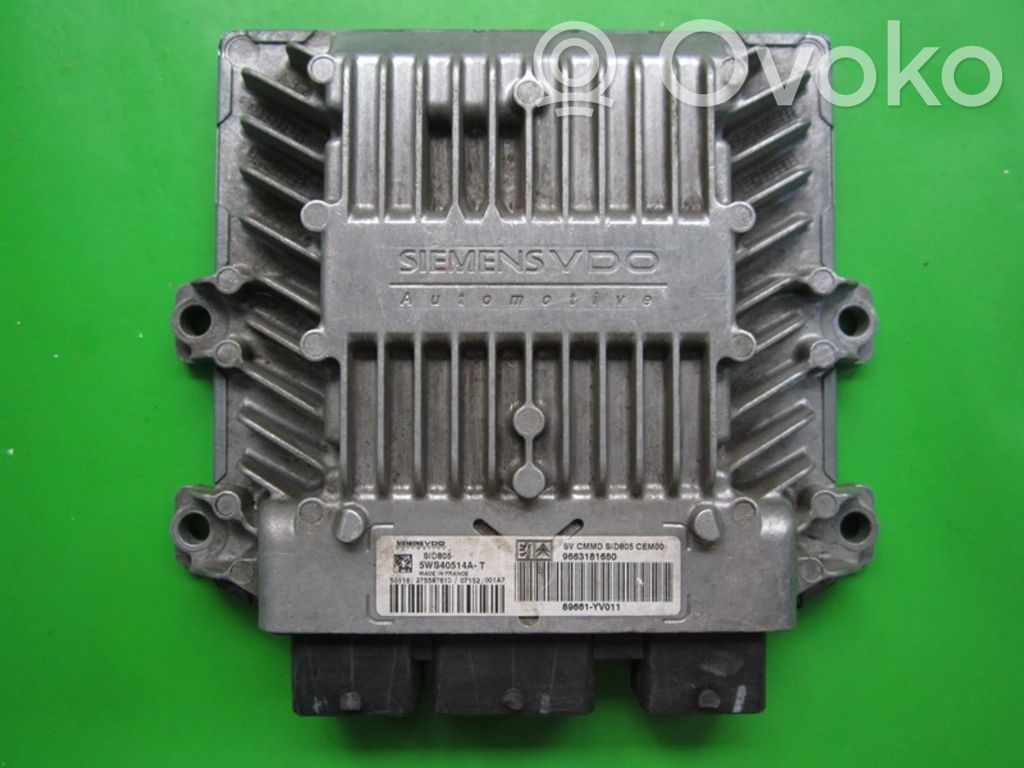 Citroen C1 Engine control unit/module ECU 