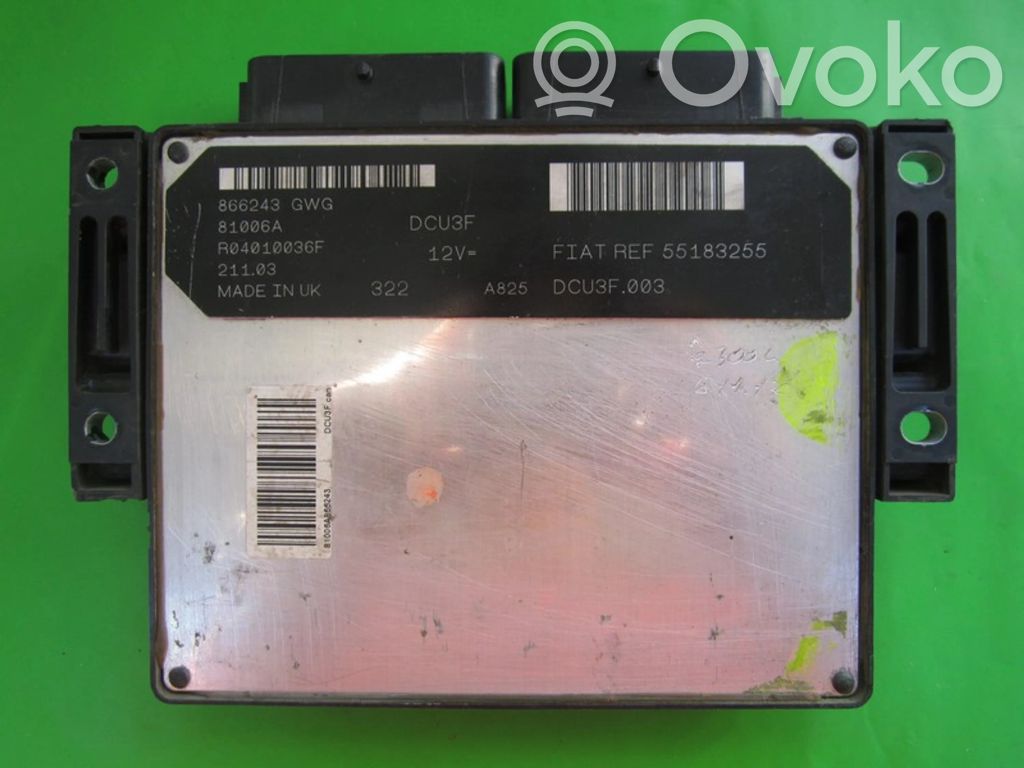 Fiat Doblo Engine control unit/module ECU 
