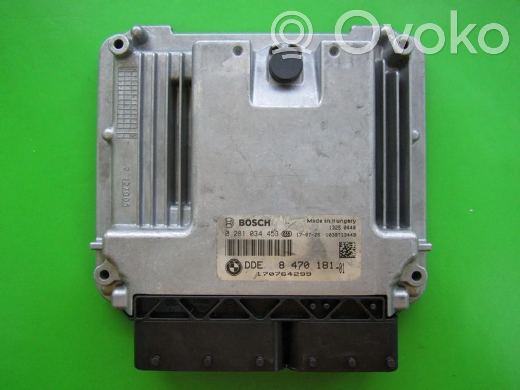 Engine control unit/module ECU   DDE8470181,0281034453