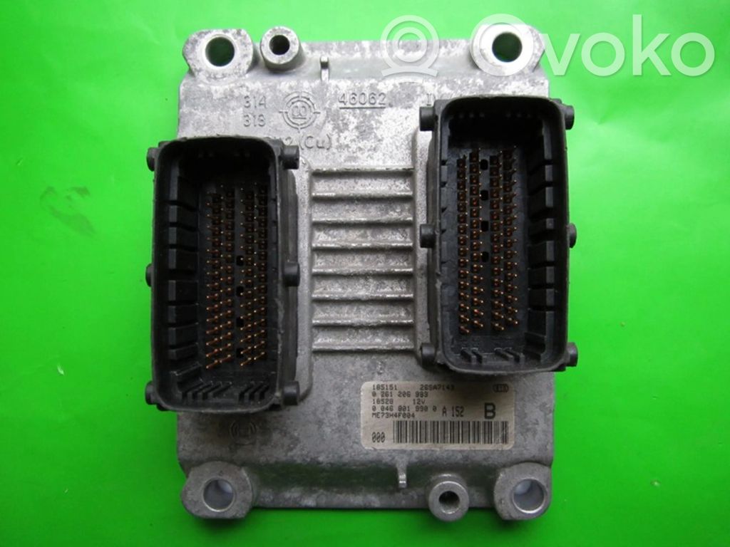 Fiat Bravo Unidad de control/módulo ECU del motor 