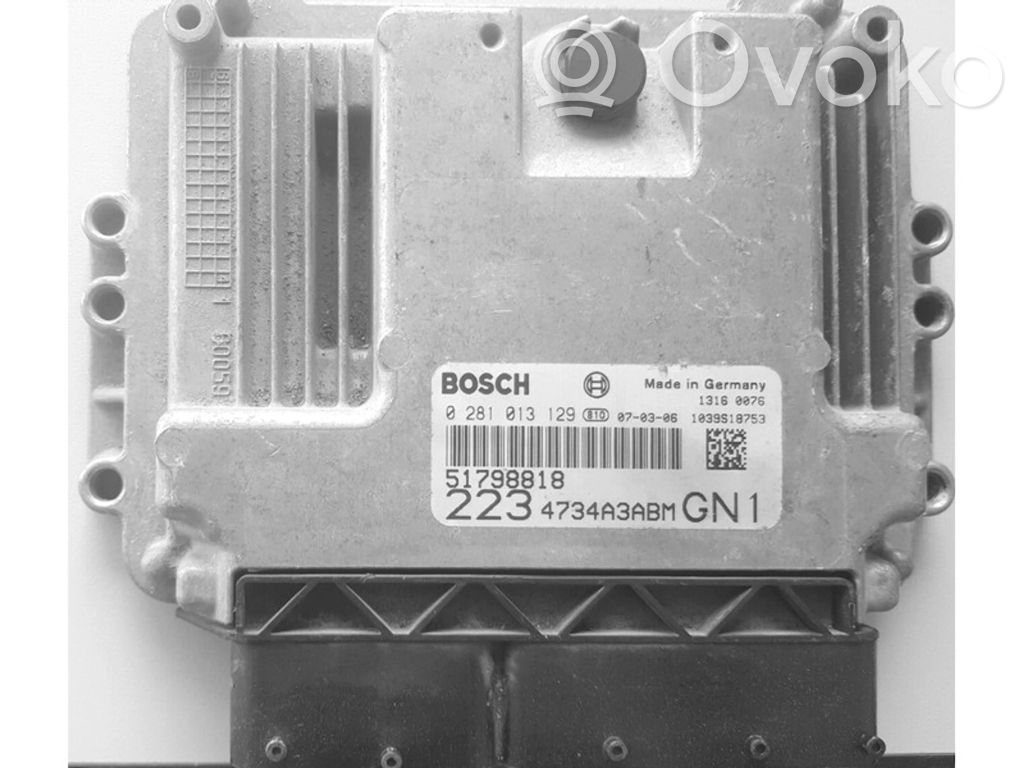 Fiat Doblo Engine control unit/module ECU 