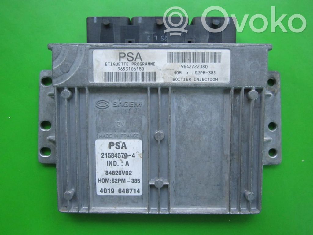 Citroen C3 Engine control unit/module ECU 