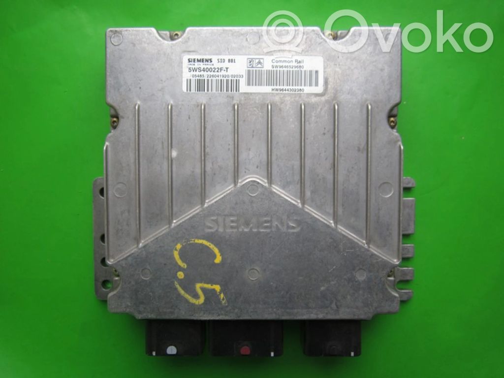 Citroen C5 Unidad de control/módulo ECU del motor 