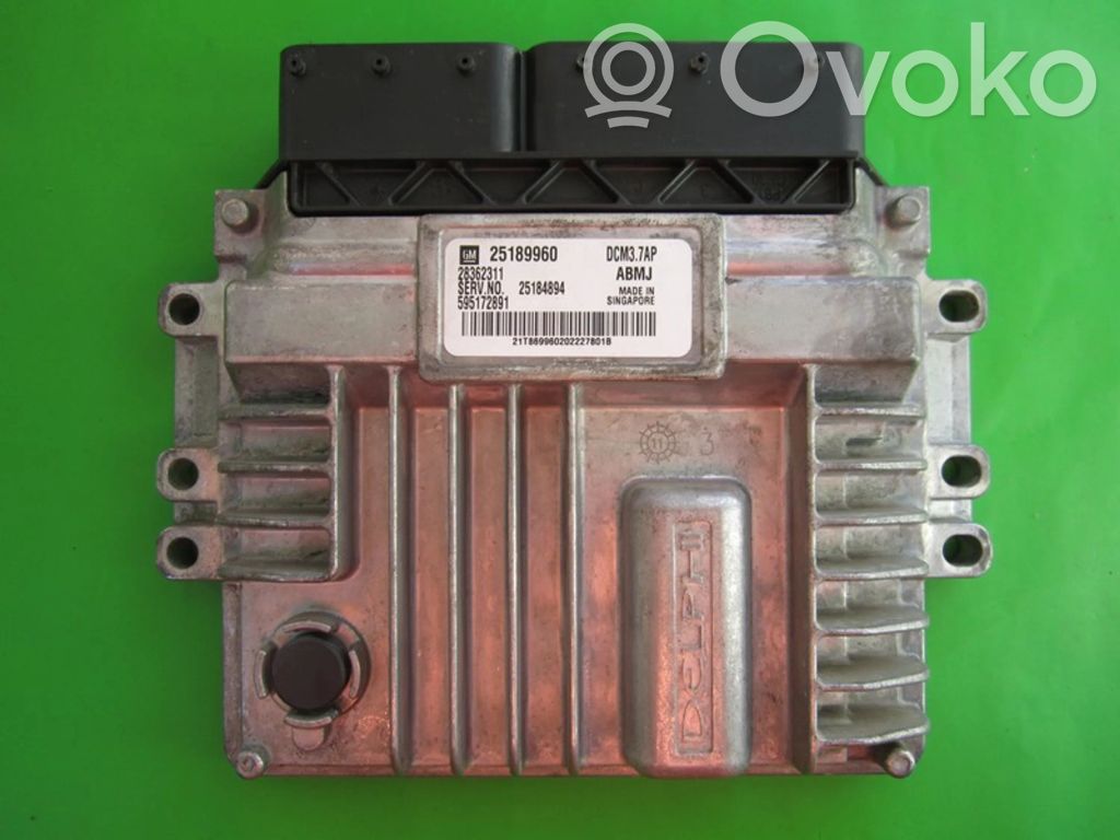 Chevrolet Cruze Engine control unit/module ECU 