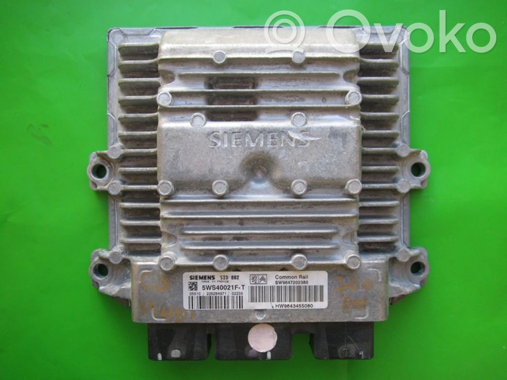 Citroen C3 Pluriel Motorsteuergerät ECU 
