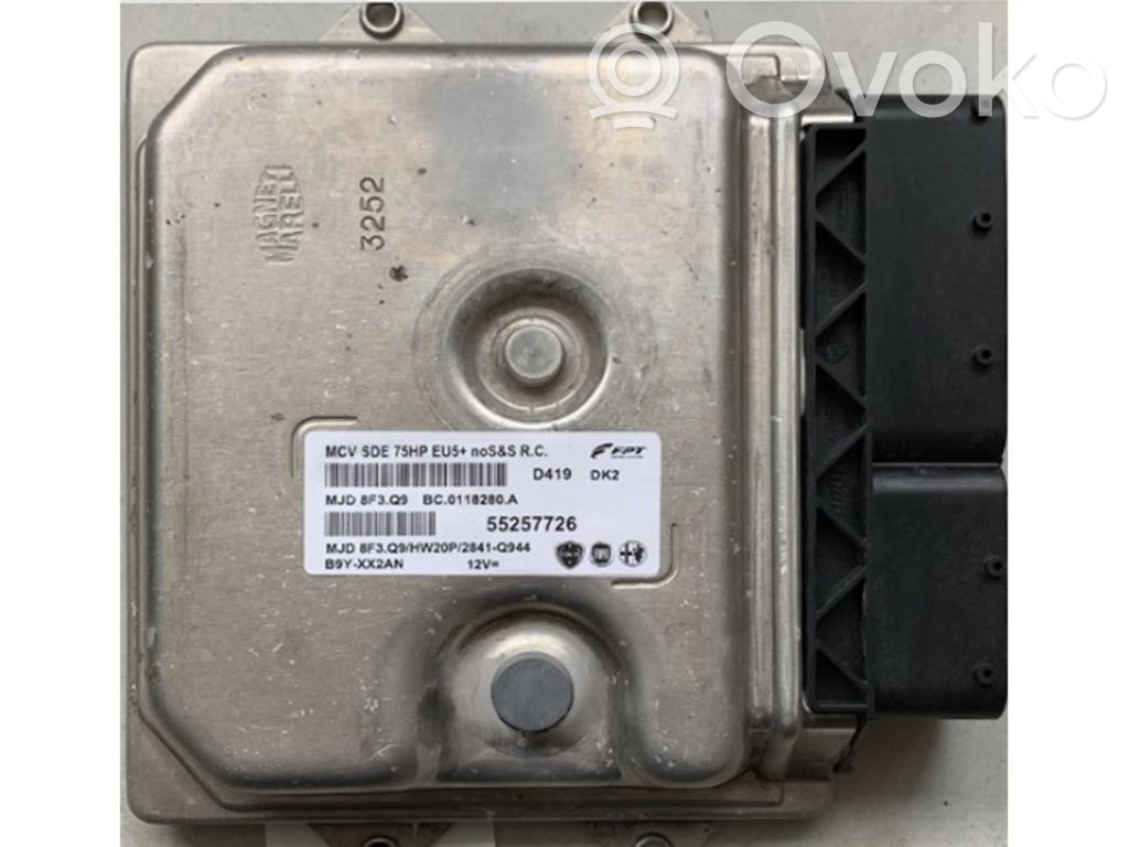 Engine control unit/module ECU   55257726,BC0118280A