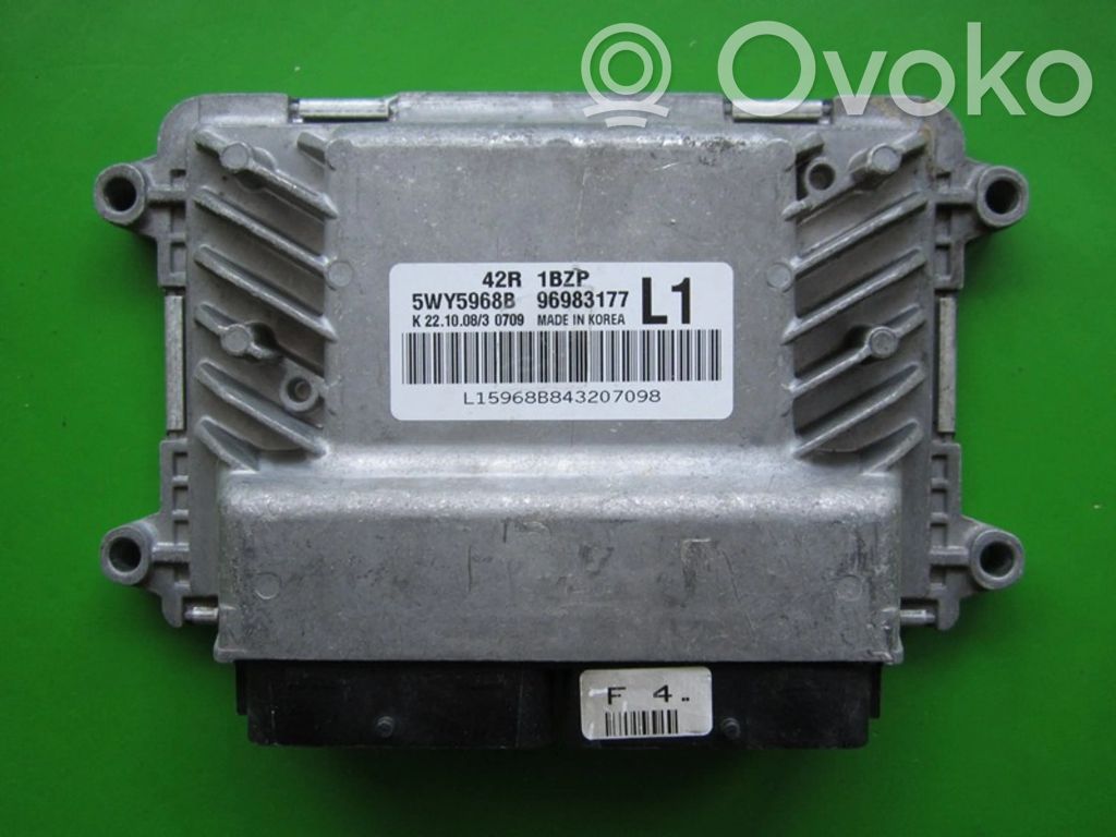 Chevrolet Aveo Unidad de control/módulo ECU del motor 