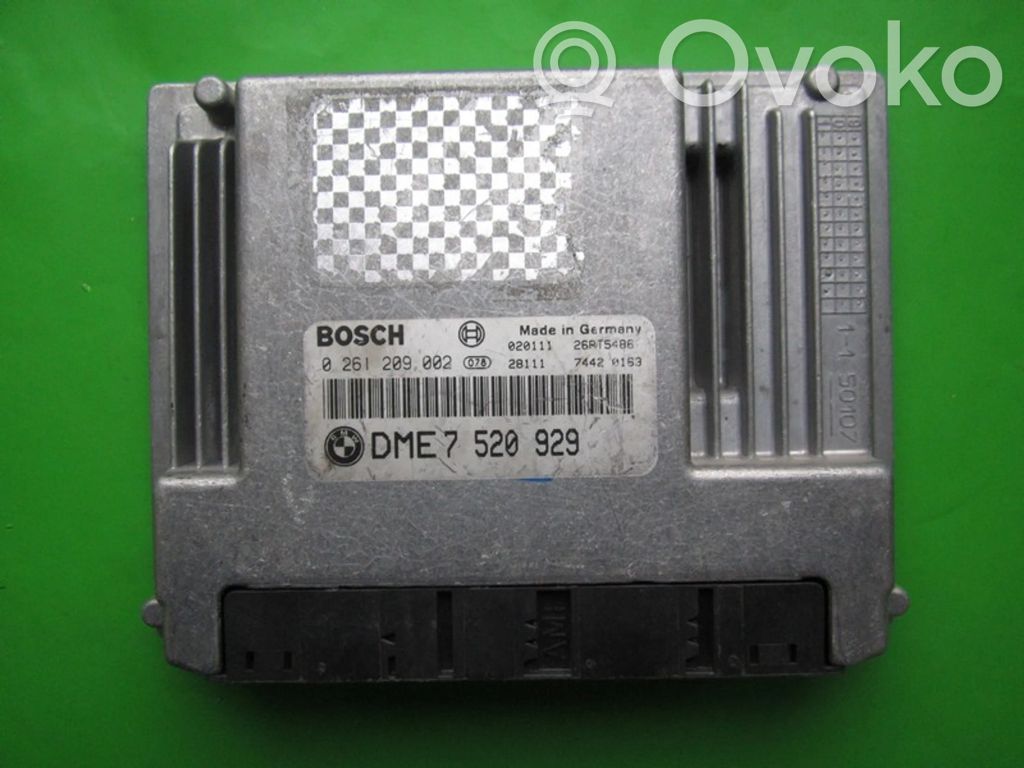 BMW 7 E65 E66 Unidad de control/módulo ECU del motor 