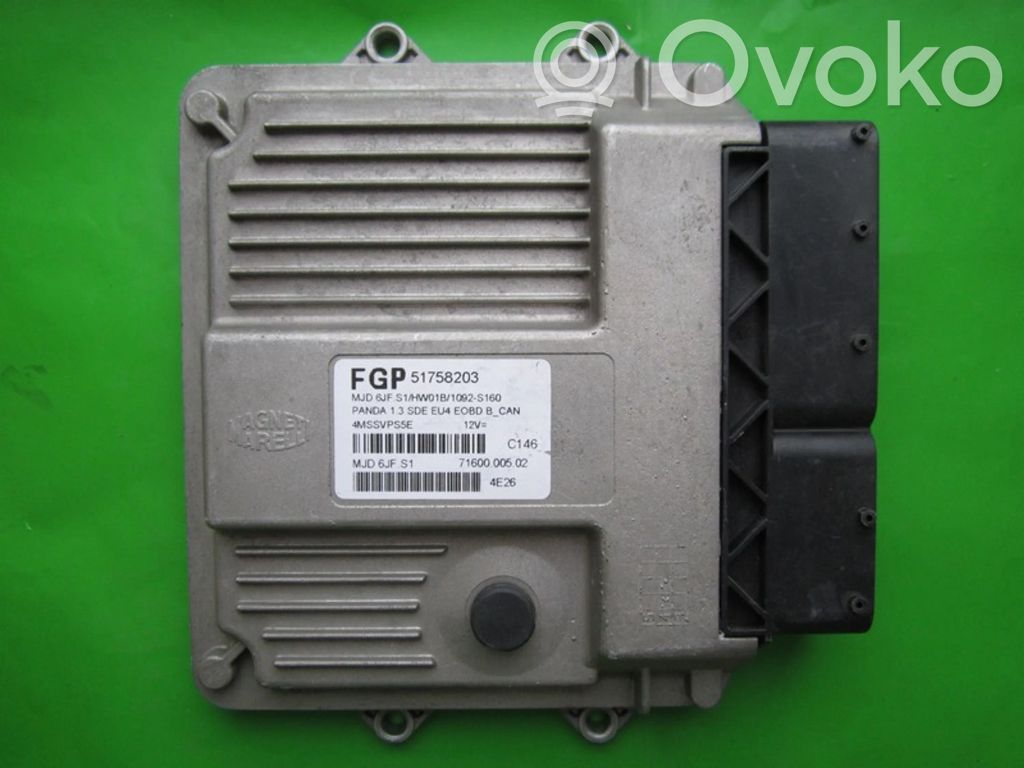 Engine control unit/module ECU   51758203,7160000502