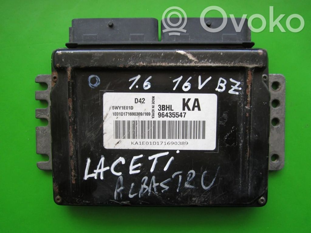 Engine control unit/module ECU   96435547,5WY1E01D