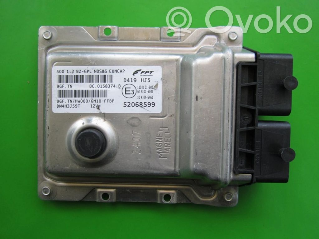 Engine control unit/module ECU   52068599,BC0158374B