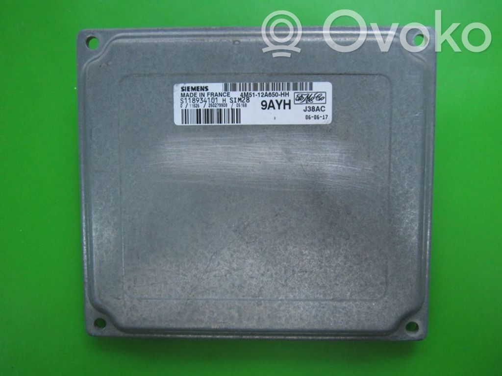 Ford C-MAX I Engine control unit/module ECU 