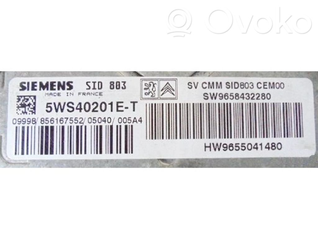 Galios (ECU) modulis   9658432280,5WS40201ET