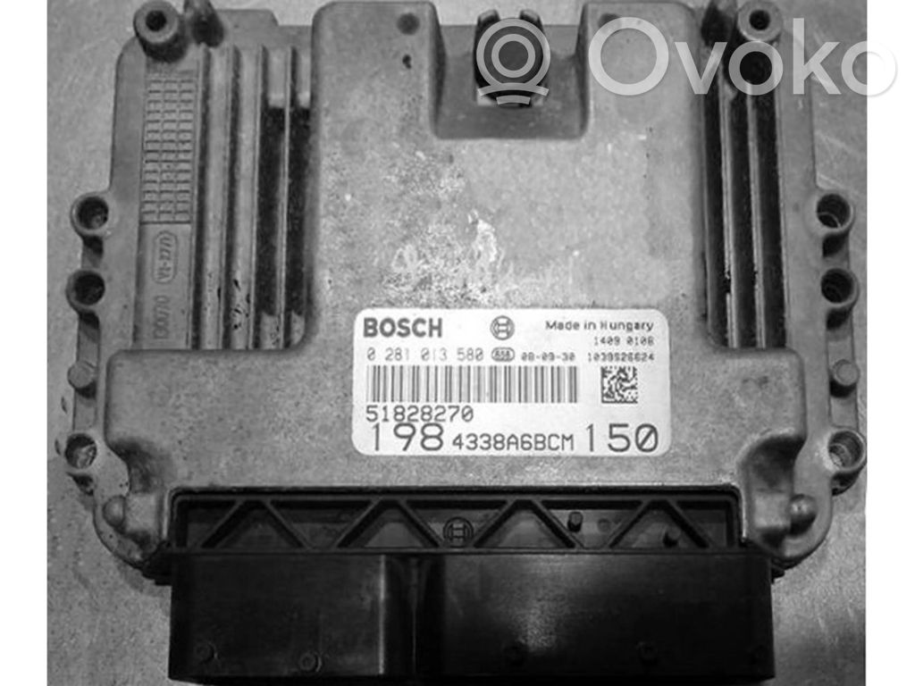 Engine control unit/module ECU   51828270,0281013580