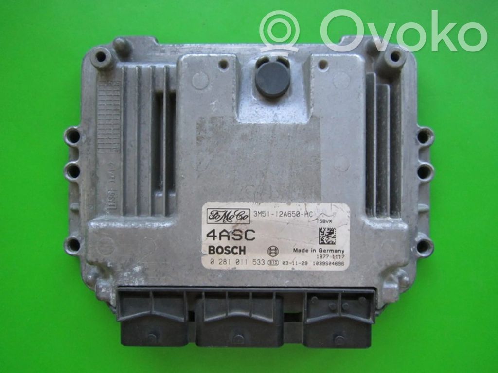 Ford C-MAX I Engine control unit/module ECU 