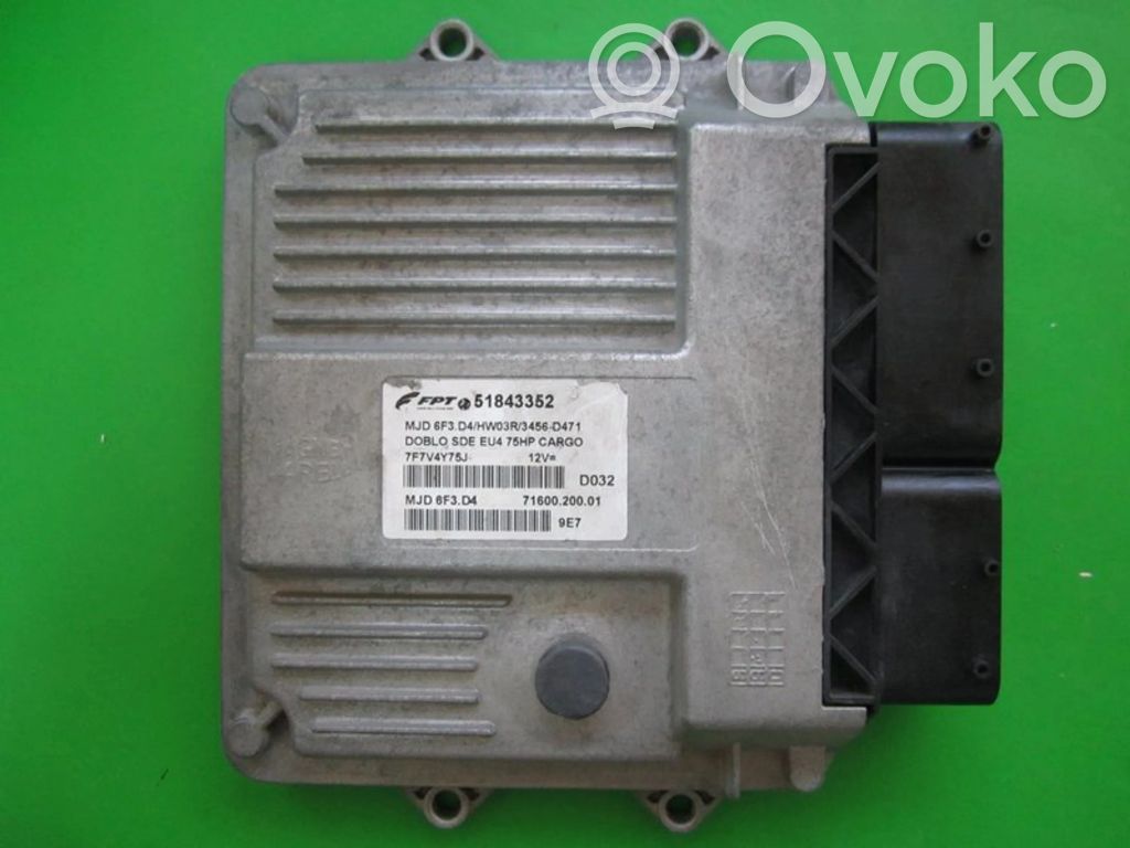 Fiat Doblo Engine control unit/module ECU 