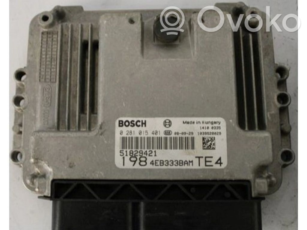 Engine control unit/module ECU   51829421,0281015401