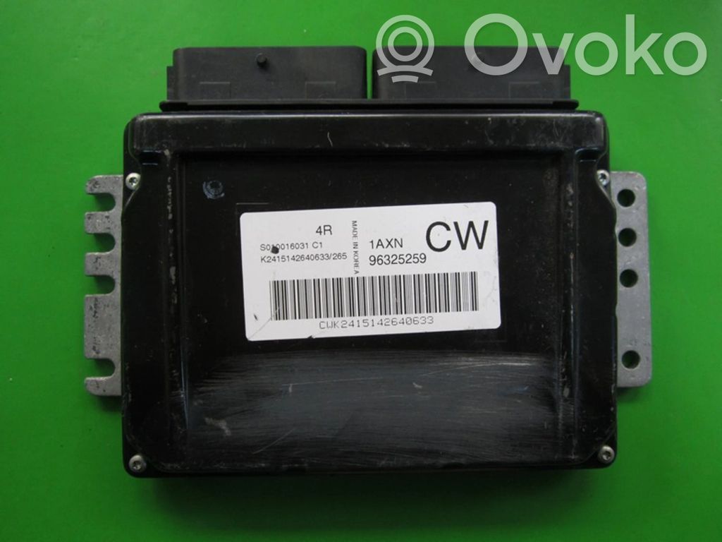 Engine control unit/module ECU   96325259,S010016031