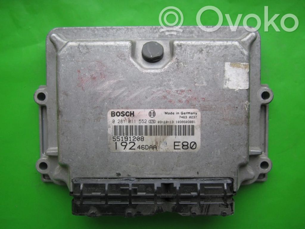 Fiat Stilo Unitate control motor/modul ECU 