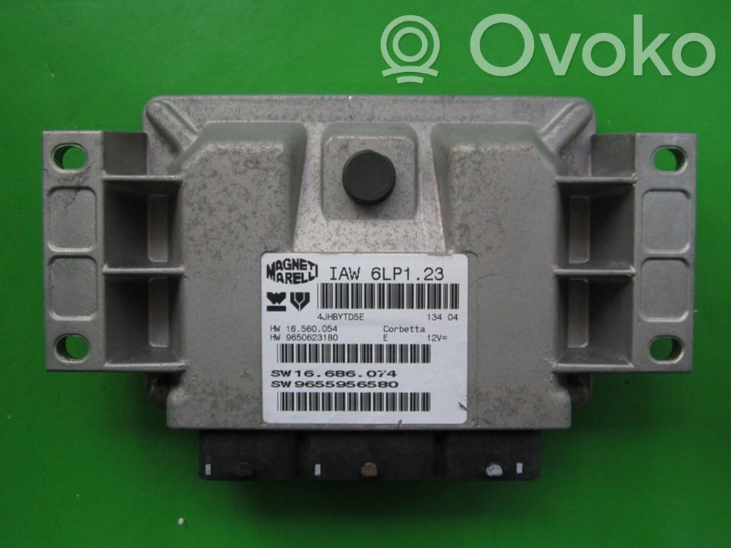 Engine control unit/module ECU   9655956580,9650623180