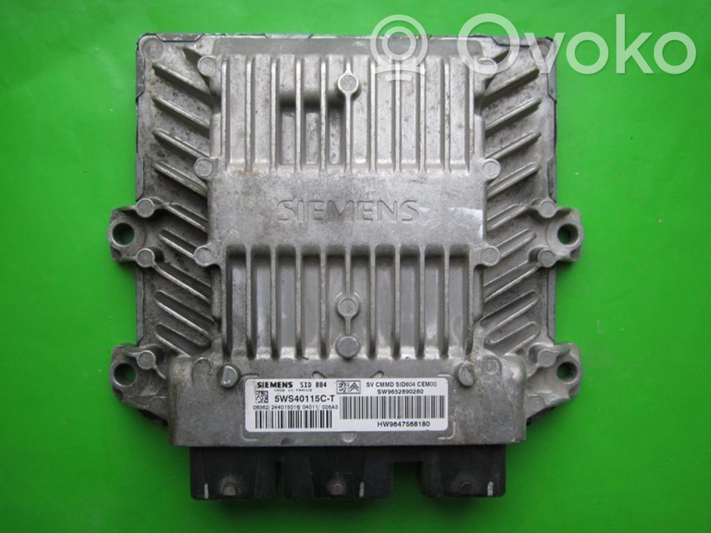 Galios (ECU) modulis   9652890280,5WS40115CT