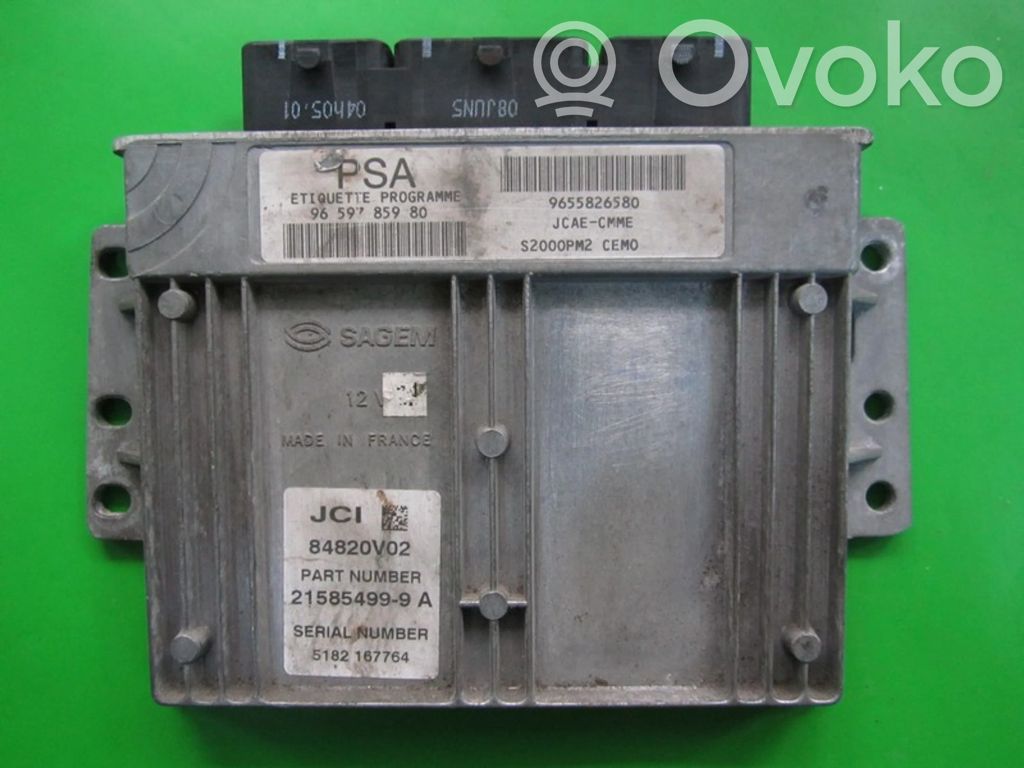 Engine control unit/module ECU   9659785980,21585499