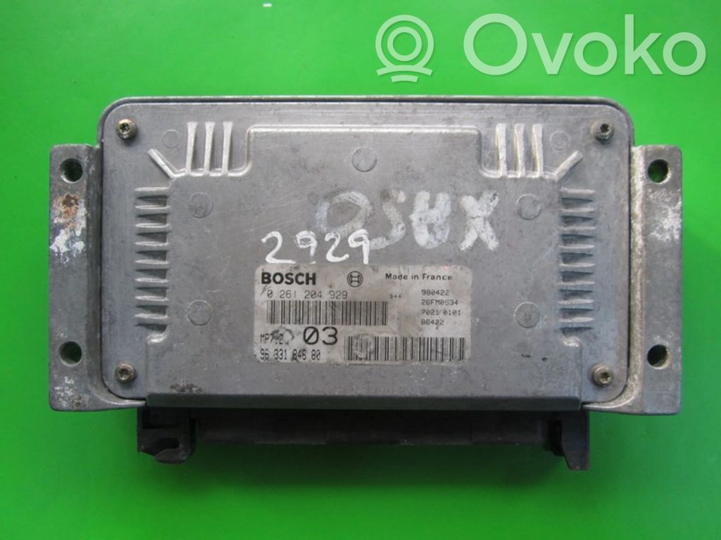 Engine control unit/module ECU   9633184680,0261204929